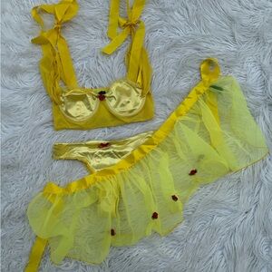 Women’s dolls kill Belle costume lingerie (D12)